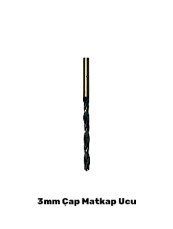 3 mm Çap Matkap Ucuㅤㅤㅤ 10  Adet